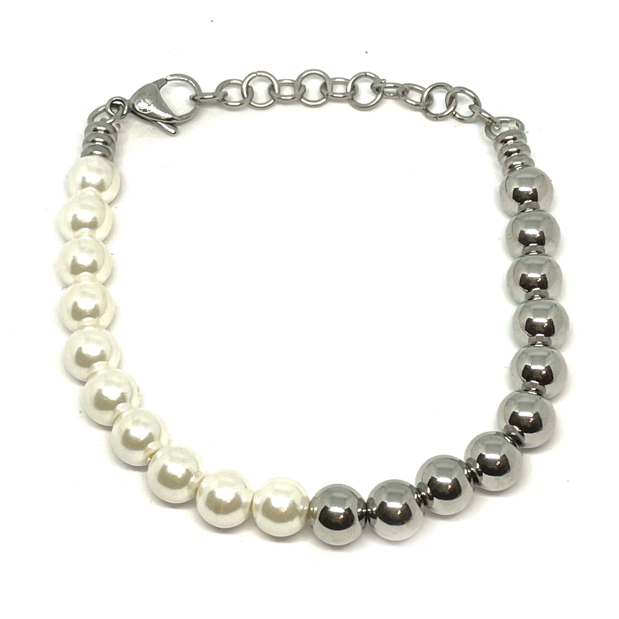 TWO-FACED PEARL BRACELET